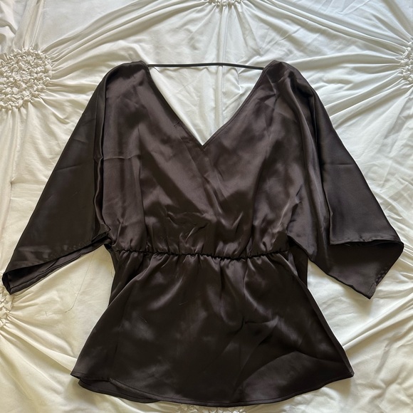 Pleione Dark Brown Blouse - Picture 3 of 3